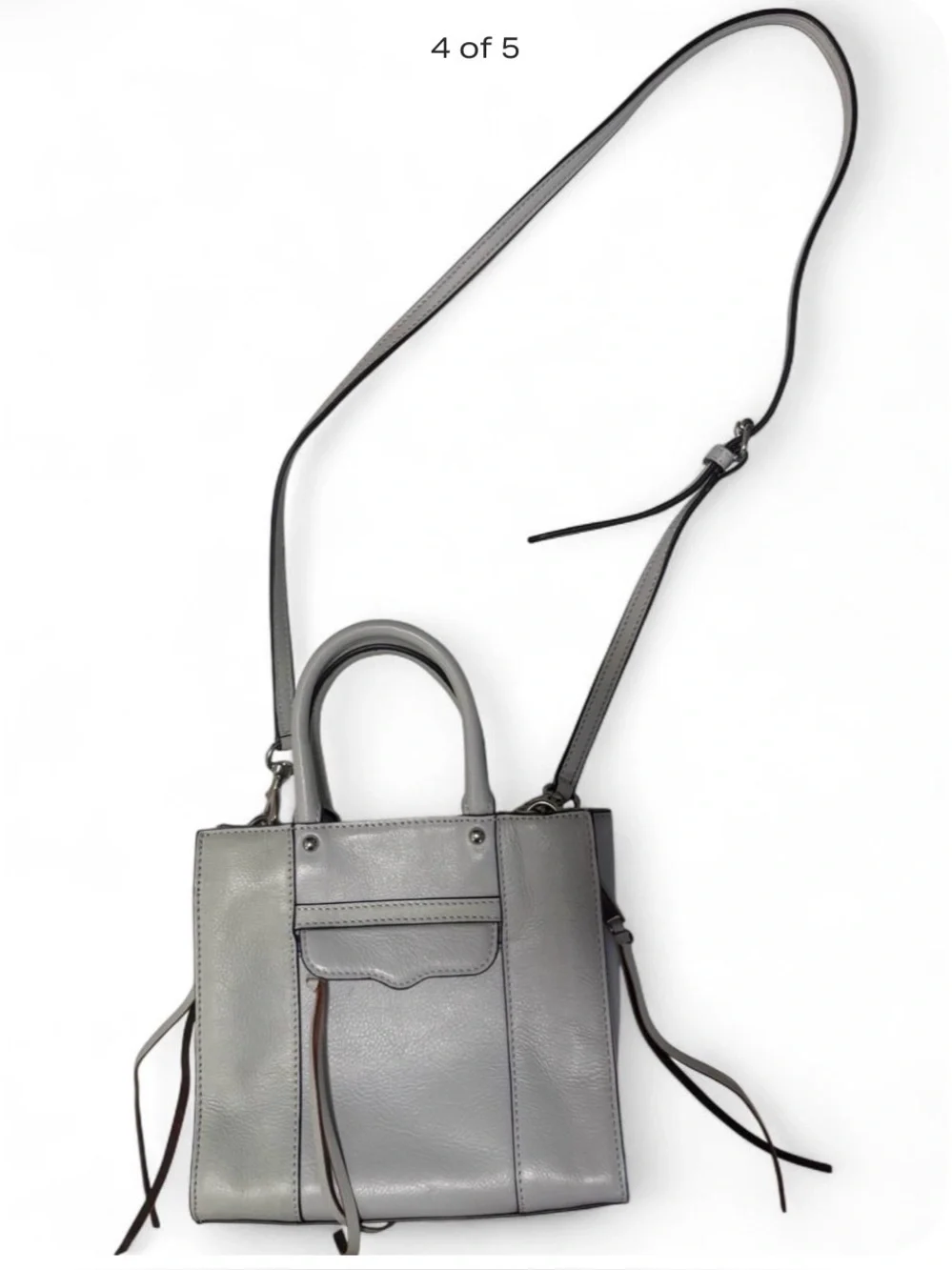 Light blue mini Rebecca Minkoff crossbody